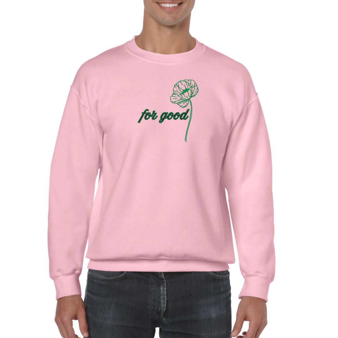 Elphie & Poppy Pink Embroidered Sweatshirt