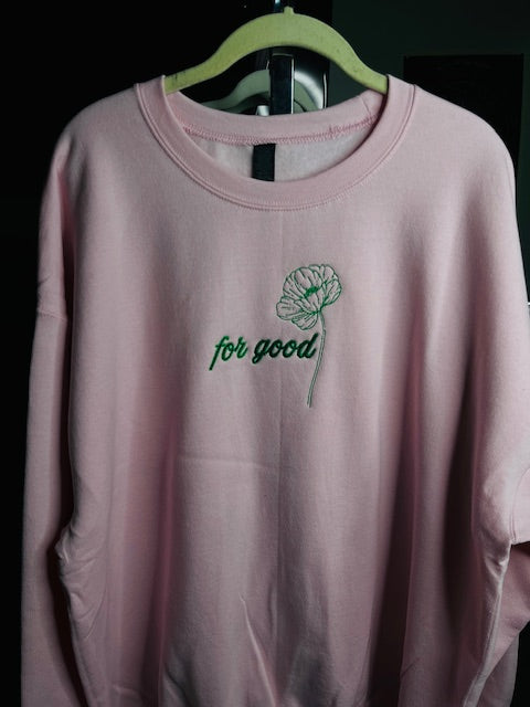 Elphie & Poppy Pink Embroidered Sweatshirt